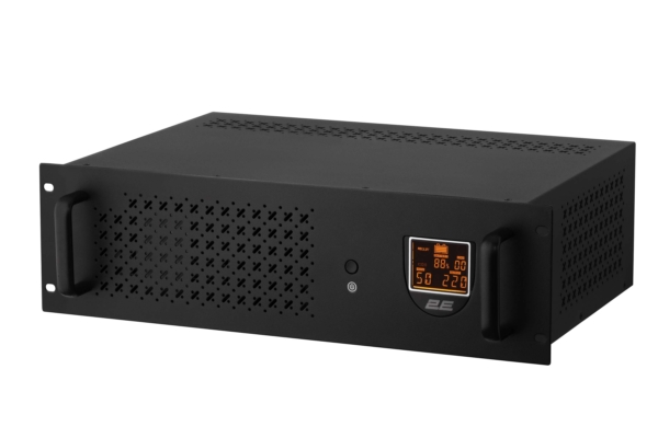 ИБП 2E RE2000, 2000VA/1200W, RM 3U, LCD, USB, 2xSchuko