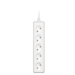 2E Power Strip 5хType C, 2х1mm2, 10A, 1.5m, white