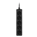 2E Power Strip 5хType C, 2х1mm2, 10A, 1.5m, black