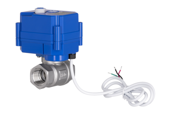 Motorized water valve 2E HC220B, 1/2″, 220V, 5W, 10 (16) bar, 7 sec, compatible with Ajax