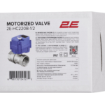 Motorized water valve 2E HC220B, 1/2″, 220V, 5W, 10 (16) bar, 7 sec, compatible with Ajax