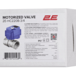 Кран кульовий з електроприводом 2E HC220B, 3/4″, 220В, 5Вт, 10 (16) бар, 7 сек, сумісний з AjaxКран кульовий з електроприводом HC220B, 3/4″, 220В, 5Вт, 10 (16) бар, 7 сек