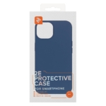 Чехол 2Е Basic для iPhone 14, Liquid Silicone, синий светлый