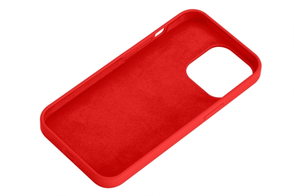 2Е Basic case for iPhone 14 Pro , Liquid Silicone, Red