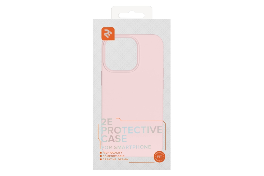 Чехол 2Е Basic для iPhone 14 Pro, Liquid Silicone, розовый