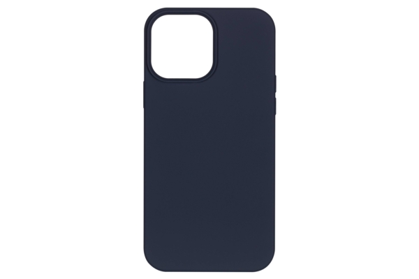 2Е Basic case for iPhone 14 Pro Max, Liquid Silicone, Midnight Blue