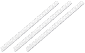2E Plastic combs for the binder 10mm clear 100pcs