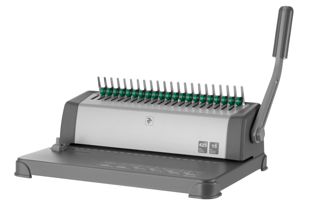 Plastic combs for the binder 14mm green 100pcs