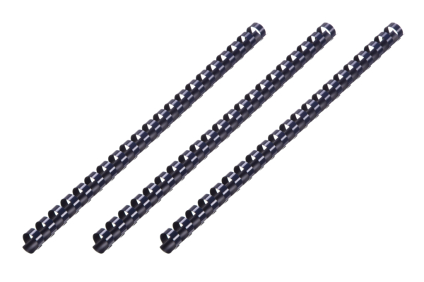 Plastic combs for the binder 14mm navy 100pcs