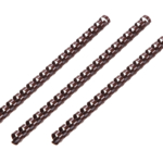 Plastic combs for the binder 16mm chocolate 100pcs