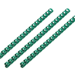 Plastic combs for the binder 19mm green 100pcs
