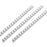 Plastic combs for the binder 22mm light gray 50pcs