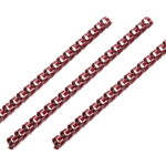 Plastic combs for the binder 25mm maroon 50pcs
