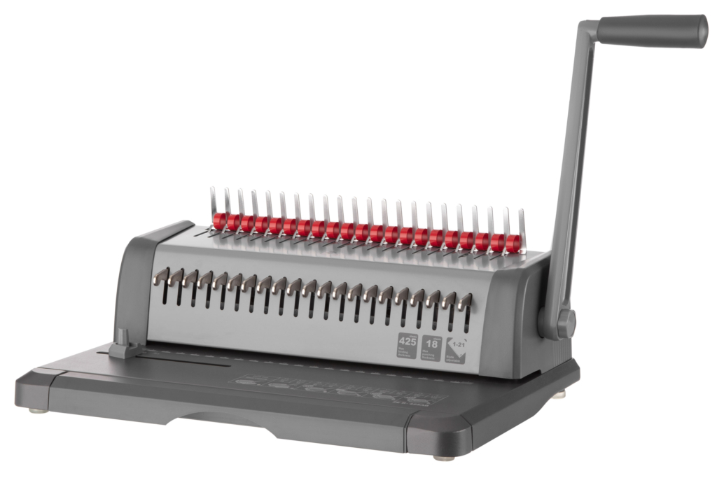 Plastic combs for the binder 25mm red 50pcs