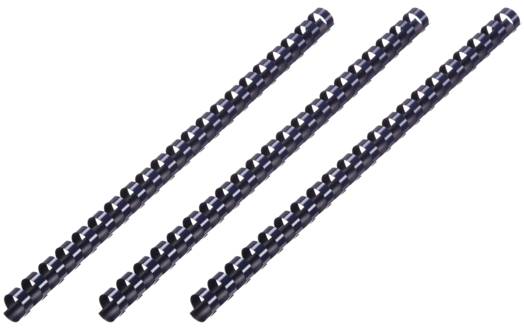 Plastic combs for the binder 25mm navy 50pcs