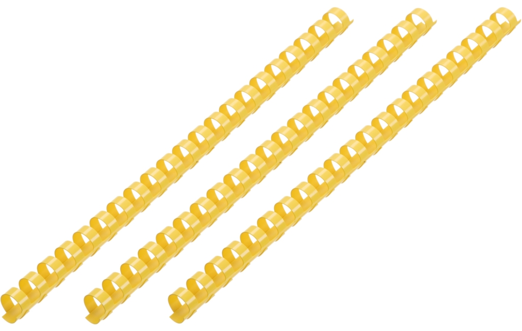Plastic combs for the binder 32mm yellow 50pcs