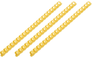 Plastic combs for the binder 32mm yellow 50pcs