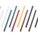 Plastic combs for the binder 45mm yellow 50pcs