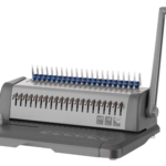 Plastic combs for the binder 51mm cyan 50pcs
