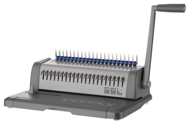 Plastic combs for the binder 51mm cyan 50pcs