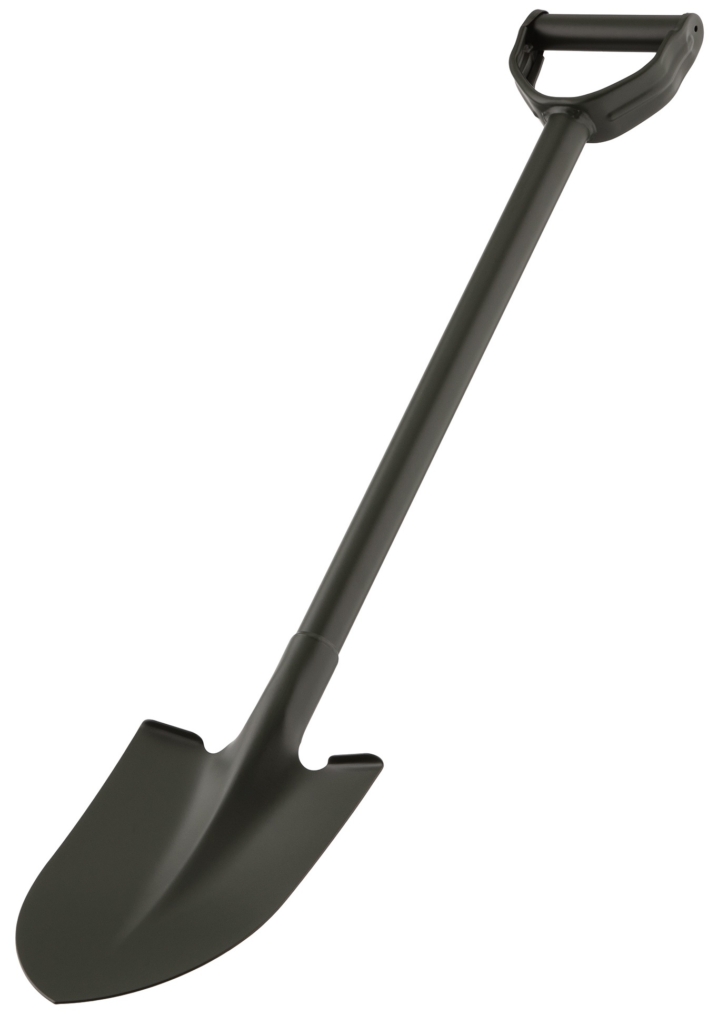 Лопата штыковая 2E Bushcraft, компактная, стальной черенок, 1.5мм, 78см, 0.93кг