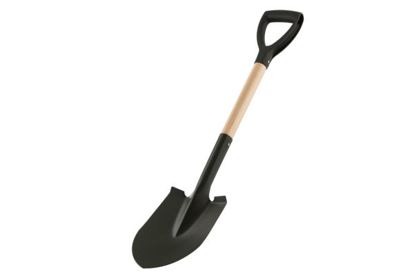 Лопата штикова 2E Digger 1, компактна, дерев’яний держак, 1.5мм, 78см, 0.93кг