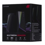 Акустична система 2E PCS233 RGB, 2.0, USB, Black