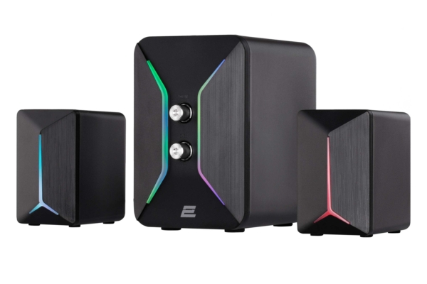 Multimedia speaker 2E PCS301 RGB, 2.1, USB, Black