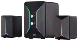 Акустическая система 2E PCS301 RGB, 2.1, USB, Black