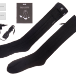 2E Tactical Heated socks Race Plus Black high, size L