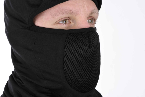 2E Tactical Heated Balaclava Shadow Black, Size M