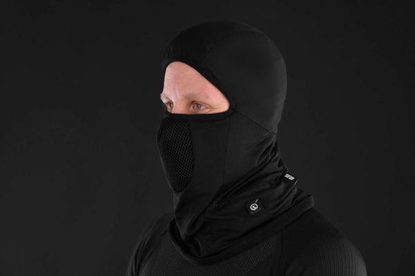 2E Tactical Heated Balaclava Shadow Black, Size M