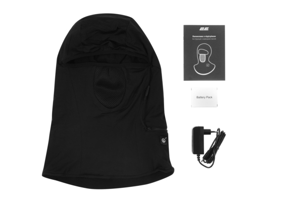 2E Tactical Балаклава з підігрівом Shadow Black, розмір XL