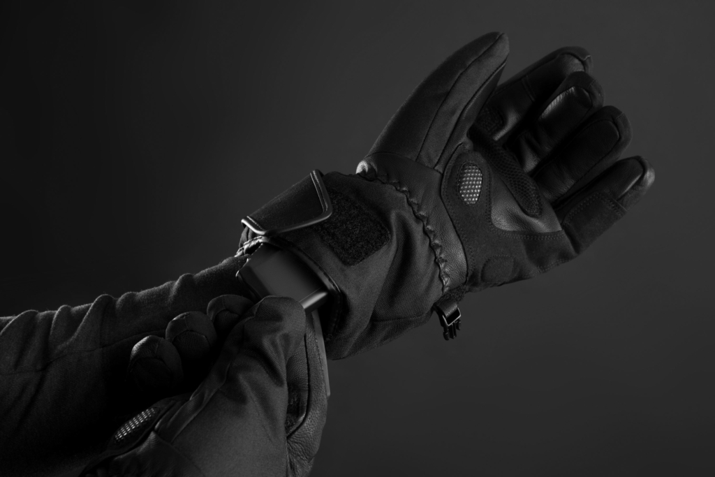 2E Heated Gloves Rider Black, Size M