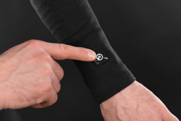 2E Tactical Men’s Heated Thermal Underwear eFiber for Men Black, Size XXL