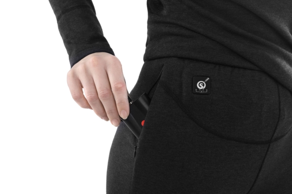 2E Tactical Women’s Heated Thermal Underwear eFiber for Women Black, size L