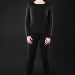 2E Tactical Women’s Heated Thermal Underwear eFiber for Women Black, size S