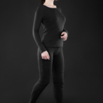 2E Tactical Women’s Heated Thermal Underwear eFiber for Women Black, size S