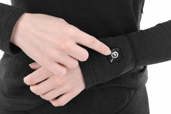 2E Tactical Women’s Heated Thermal Underwear eFiber for Women Black, size S