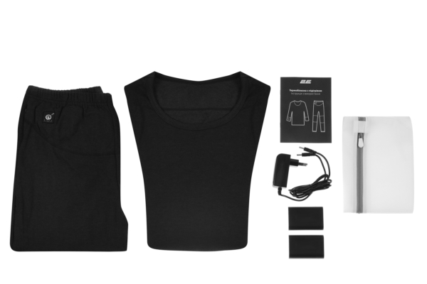 2E Tactical Women’s Heated Thermal Underwear eFiber for Women Black, size S