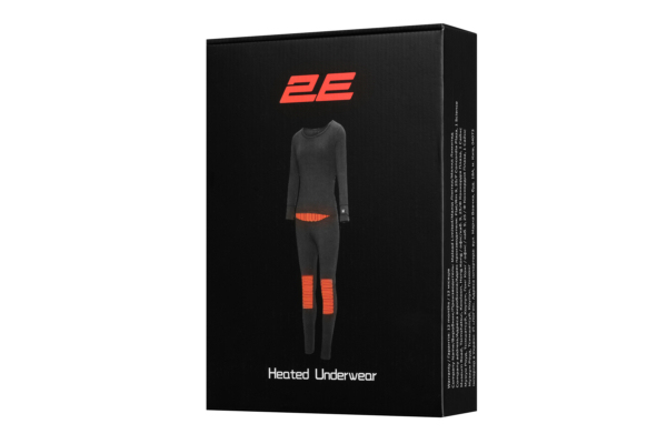 2E Tactical Women’s Heated Thermal Underwear eFiber for Women Black, size S