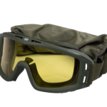 2E Tactical Маска тактическая, защитная Hawk Army Green Anti-fog, сумка, 3 линзы