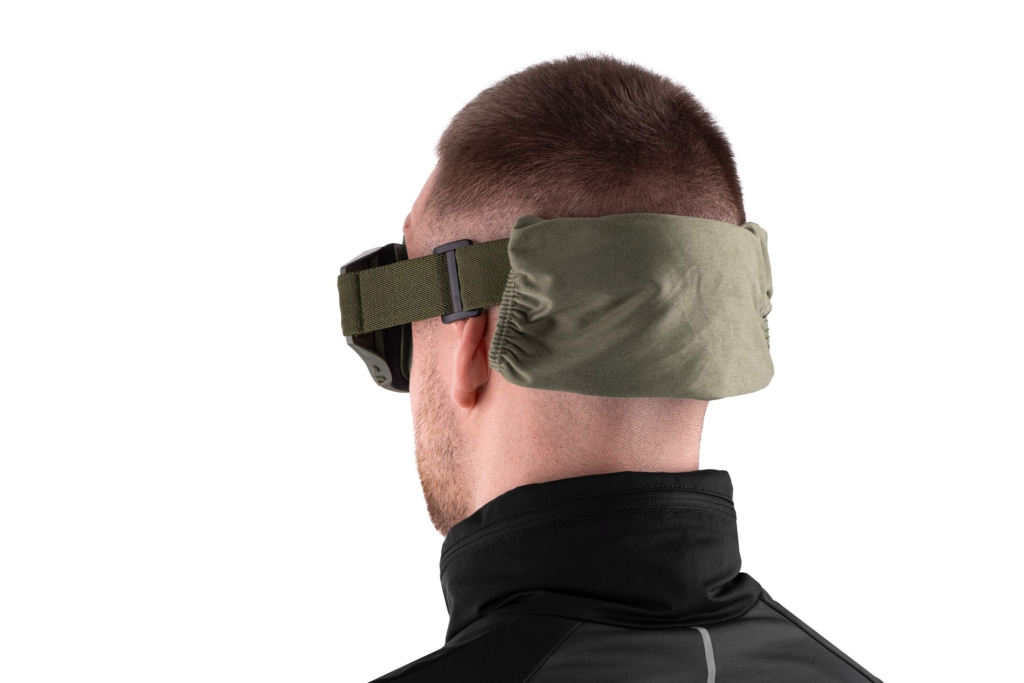 2E Tactical Маска тактична, захисна Hawk Army Green Anti-fog, сумка, 3 лінзи