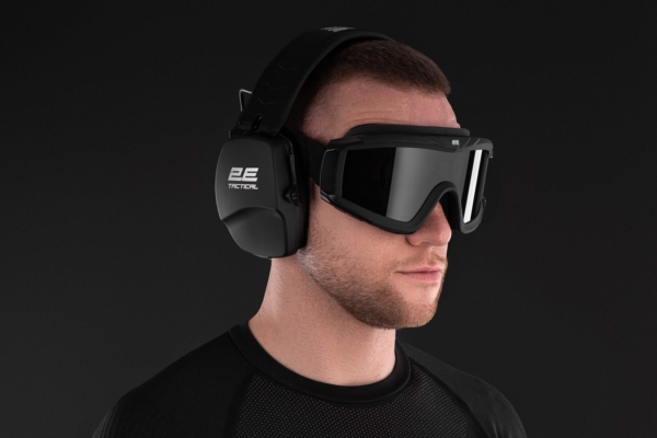 2E Tactical Тактические защитные наушники Defence Black NRR: 25 dB, пассивные