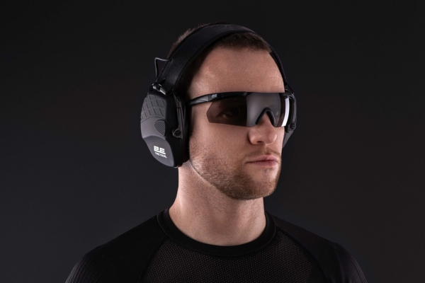 2E Tactical Тактичні захисні навушники Pulse Pro Black NRR 22 dB, активні