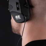 2E Tactical Тактичні захисні навушники Pulse Pro Black NRR 22 dB, активні
