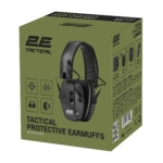 2E Tactical Тактичні захисні навушники Pulse Pro Black NRR 22 dB, активні