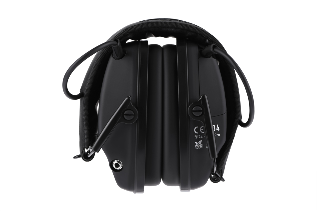 2E Tactical Тактичні захисні навушники Pulse Pro Black NRR 22 dB, активні