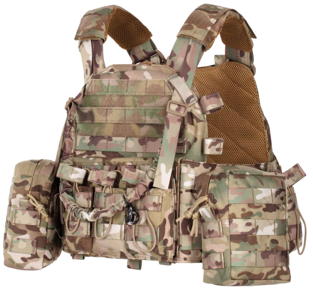 Military Plate Carrier Type1, 2E, Molle, Multicam