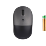 Миша 2E MF218 Silent, WL/BT, чорно-сірий